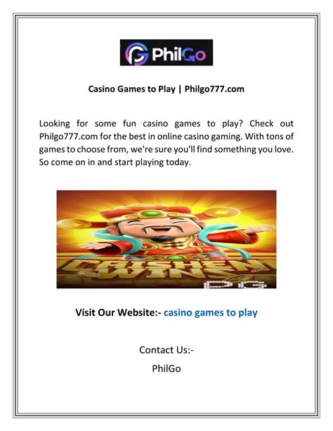 philgo777|The Best Online Casino PhilGo777 .